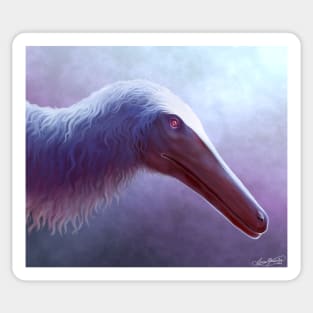 Albino Austroraptor Sticker